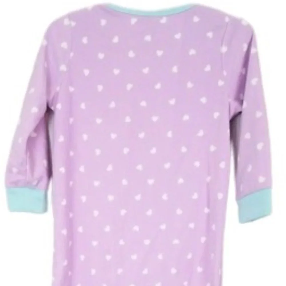 CARTER'S Lavender & White 1 Piece Holiday Footie Pajamas NWT Infant Girl's 24 M